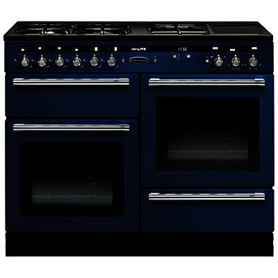 Rangemaster Hi-LITE 110 Dual Fuel Range Cooker Monaco Blue